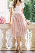 Jupe midi Eloise en tulle