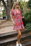Robe Julian coquelicot en soie