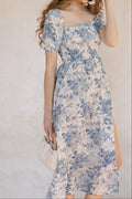 Robe midi Zoey smockée
