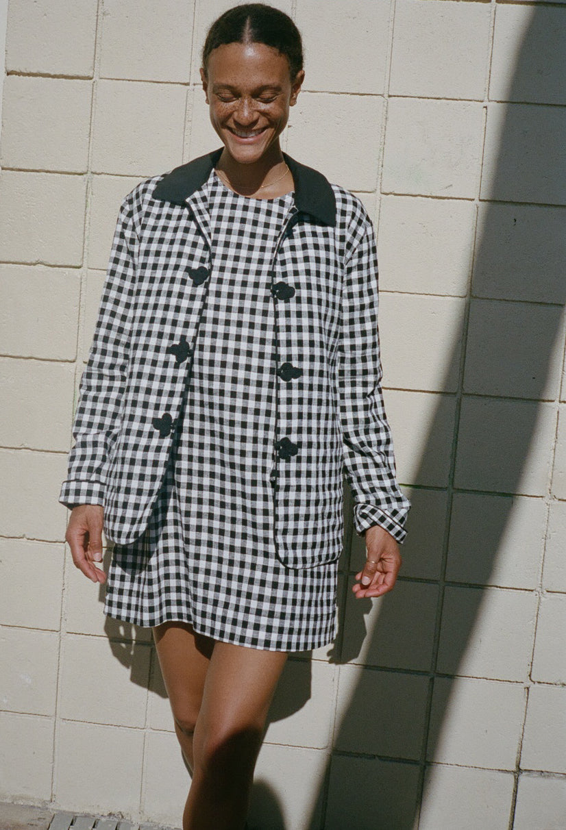 Veste Anja à carreaux vichy